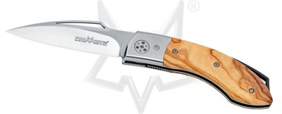 Fox Knives Dream Catcher Liner Lock 440OL N690Co Stainless Olive Wood