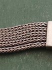 Thailand Sterling Silver 925 Enamel And 5 Foxtail Link Chain Bracelet  — photo 9