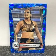 2025 Topps Chrome Sapphire WWE Shayna Baszler #89 Sapphire Monday Night Raw