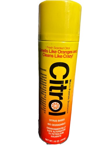 Schaeffer's Citrol 266 - 16oz Aerosol Multi-purpose Degreaser & Cleaner - Citrus