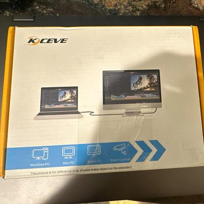 KCEVE 2 Ports KVM Switch Dual Display 4K HDMI KVM Switch Dual Monitor KC-KVM202