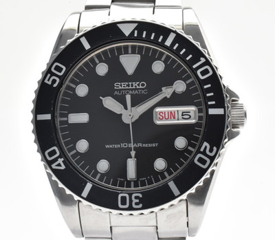 [Near MINT] Seiko Divers 7S26-0050 Black Automatic Men's Watch JAPAN Vintage