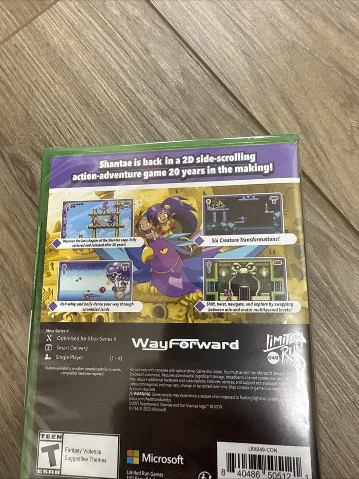 Shantae Advance: Risky Revolution (Xbox) - 10th Anniversary Variant - LRG #49 - Image 2 of 2