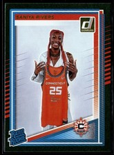 2025 Donruss WNBA #92 Saniya Rivers Green Shimmer