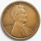 1916-S Lincoln Wheat Penny San Francisco Mint Fine (F)