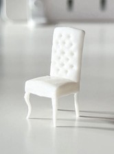 Dollhouse Miniature Furniture Chair, Scale 1:...