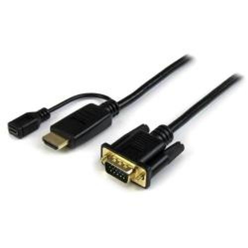 Cavo attivo hdmi a vga hdmi a vga m/m 1920x1200 / 1080p 1,8m - Immagine 2