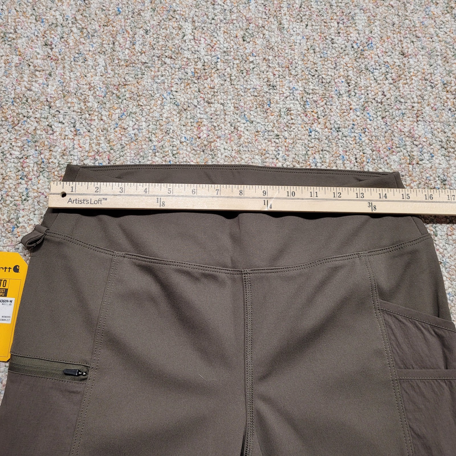 Carhartt Pants Women Medium Tall Tarmac Force Fitted Lightweight Utility Legging thumbnail 3