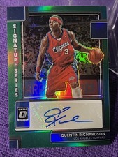 2022-23 Panini Optic Signature Series Green #SSQRS Quentin Richardson AUTO