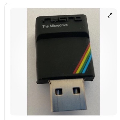 The Official Retro Games Ltd. Limited Edition Microdrive THE SPECTRUM 8GB USB.