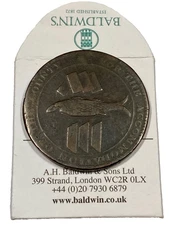 1811 Cornwall REDRUTH penny token JOHN WILLIAMS owner SCORRIER HOUSE mine W# 700