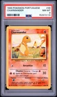 1999 Pokemon Portuguese Charmander 46/102 Base Set PSA 8 Vintage WOTC