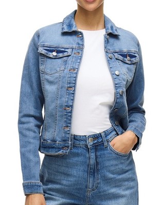 Vila Damen Jeansjacke Jeans Jacke Damenjacke Übergangsjacke Denim VIShow New
