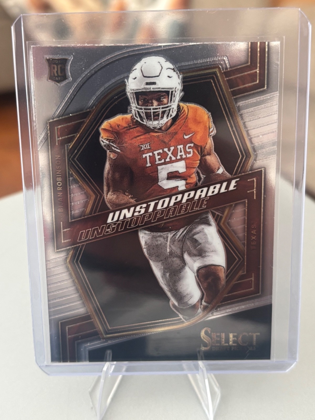 2023 Panini Select Draft Picks - Unstoppable Bijan Robinson #UN-5 (RC)