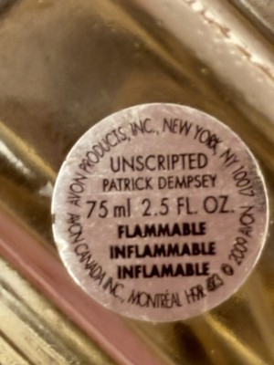 Avon Patrick Dempsey UNSCRIPTED Oz Eau De Toilette Cologne Spray