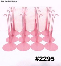 12 KAISER 2295 PINK Stands Fit 11.5"-12.5" tall dolls BARBIE MIDGE FRANCIE CARA