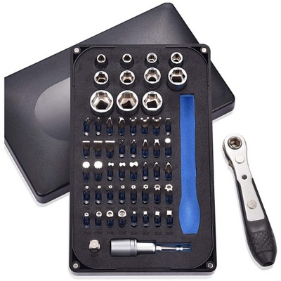 Versatile 54-Piece Mini Ratchet Wrench Screwdriver Set