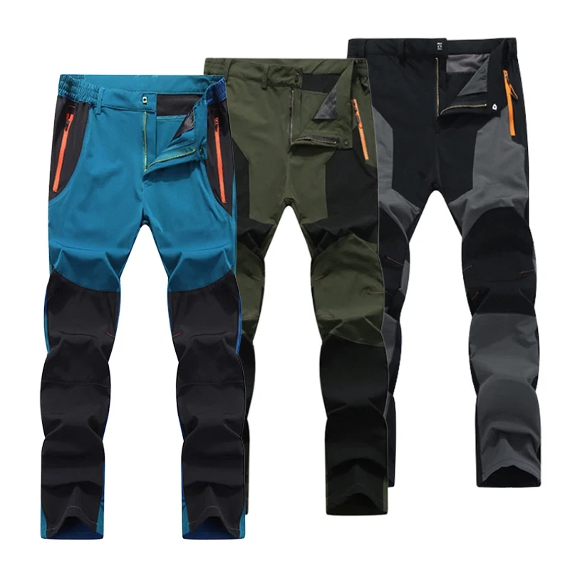Men Summer Pants, Hiking Camping Climbing Fishing Outdoor Waterproof Trousers