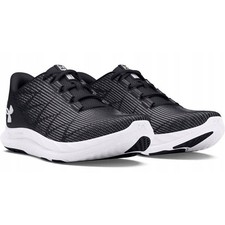 Under Armour Women's 7 Charged Speed Swift Black White 3027006-001 NEW
