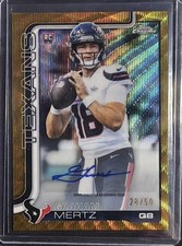 2025 Topps Chrome - Graham Mertz Rookie Autographs #RRA-GME Gold /50 (RC)