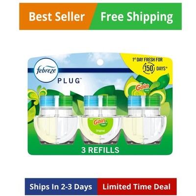 Febreze Plug in Air Freshener, Odor-Fighting Scented Oil Refill, Air Fresheners