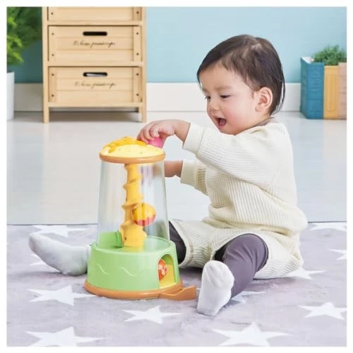 Disney Kurukuru Gororin 2WAY Ball Tower Winnie the Pooh Play Set for Kids - Picture 3 of 8