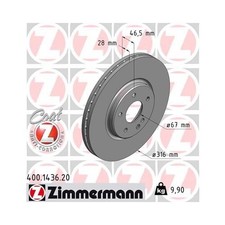 2x ZIMMERMANN Bremsscheibe Ø316mm für MERCEDES E KLASSE CLK C W202 2x ZIMMERMANN Bremsscheibe Ø316mm für MERCEDES E KLASSE CLK C W202