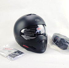 Casco moto Bell Broozer nero opaco stile retrò - taglia XL