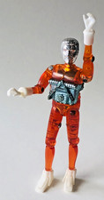 Vintage Micronauts Orange Time Traveler-Excellent Cond- Includes L-Peg Connector