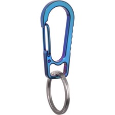 Titanium Carabiner Keychain Clip, Heavy Duty EDC AntiLost Quick Release