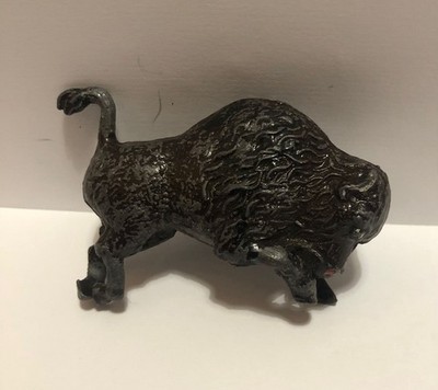 Vintage Britains Era Lead Buffalo / Bison - Running Pose RARE