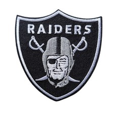 Las Vegas Raiders Iron On Embroidery Patch, Las Vegas Raiders Logo Patch