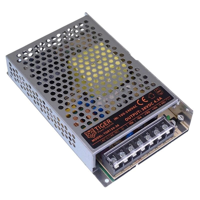 36VDC 4.3A 150W Industrial Enclosed Power Supply Regulated Switching