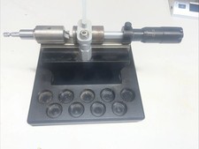 LE Wilson Micrometer Case Trimmer W/ Base And 7mm Mag Shell Holder