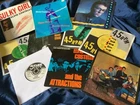 ELVIS COSTELLO lot of 10 x 7” singles RED SHOES / CHELSEA / SULKY GIRL etc.