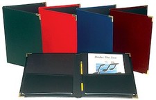 Marlo Plastics Choral Rehearsal Folder 9 X 12 With Gusset Pockets - Burgundy