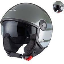 Agrius Score Stria Open Face Motorcycle Helmet With Inner Sun Visor