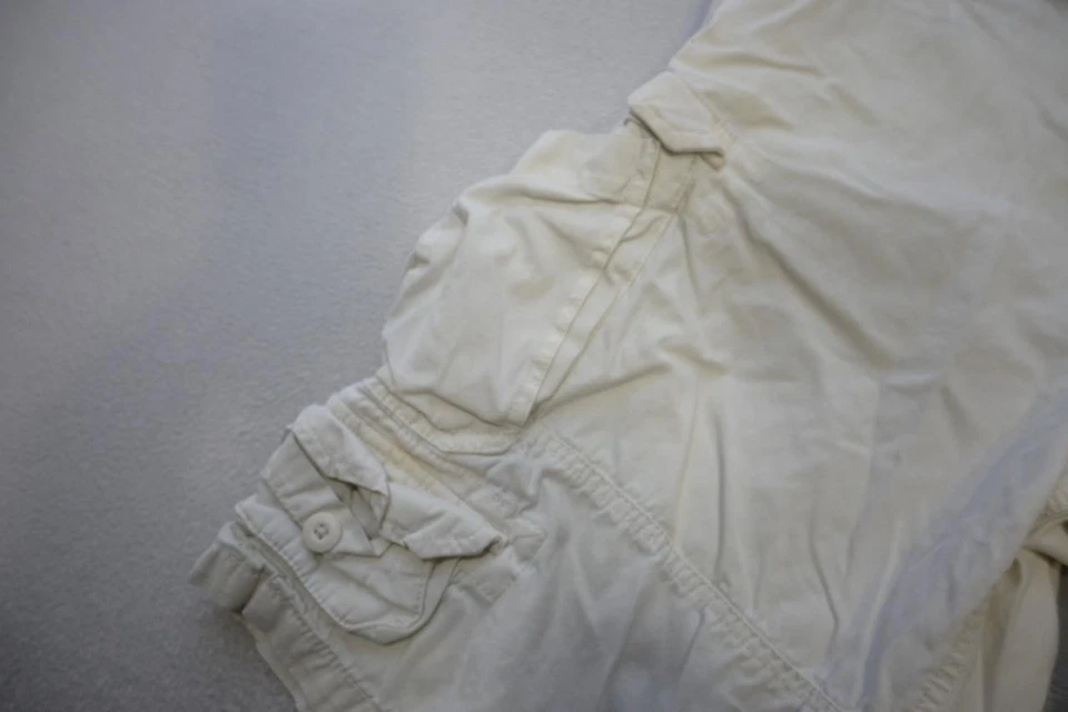 Pantalones Cortos Chinos Urban Pipeline UP Cargo Caqui Blanco Safair Resistente Para Hombres Talla 34 Foto 3 de 4