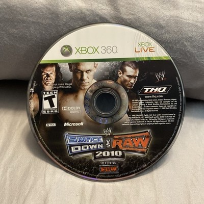 WWE Smackdown vs Raw 2010 Microsoft Xbox 360 Disc Only
