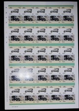 AUTOMOBILES FEUILLE COMPLETE 50 TIMBRES ND N° 411-412 NEUFS** BONNE VALEUR.