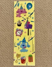 Vintage Sandylion Blue's Clues Birthday Party Stickers