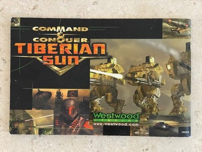 1999 Command and Conquer Tiberian Sun Video Game Operations Manual Only No Game