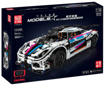 MOULDKING 13120S | Hypercar Supercar 1:10 3.063 Klemmbausteine Bauset NEU & OVP