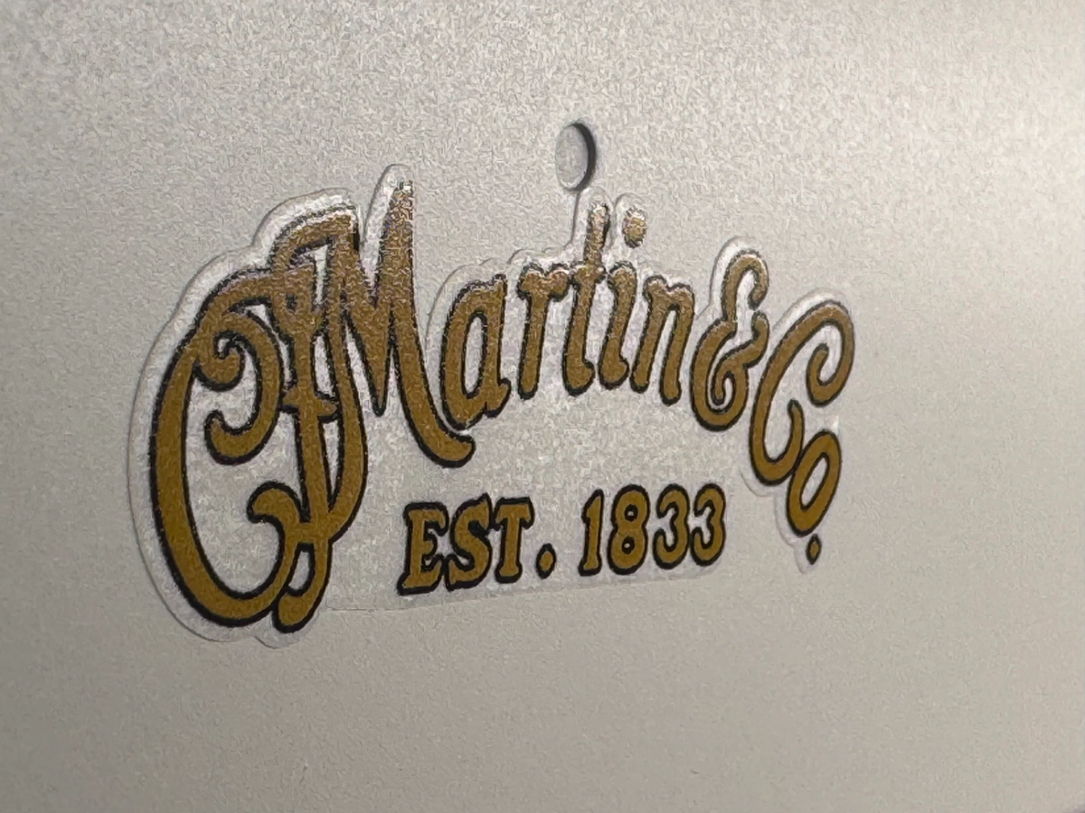 Martin Guitar Logo Decal