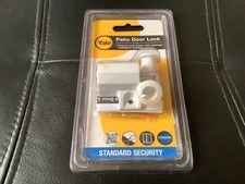 Yale Patio Door Lock P-114-WE 2 Keys White Free Postage