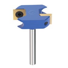 XCAN Planfräser 2 Zähne 6.35mm Schaft D=38.1mm Oberfräse für Holz Blaue