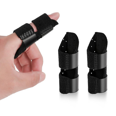 2pcs Finger Cast Splints for Middle, Index, Ring, Pinky, Universal Finger Suppor