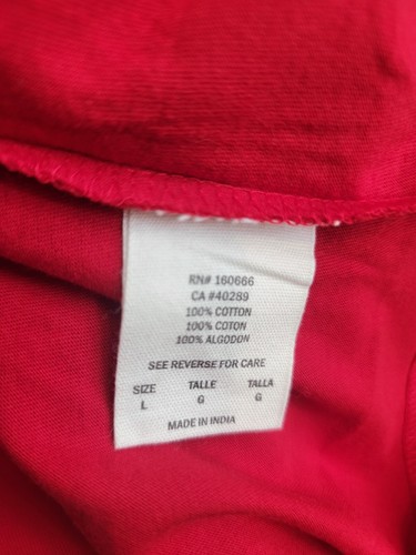 NEW San Francisco 49ers New Era Red Short Sleeve Crew Neck Tee Shirt Men's L - Picture 6 of 9