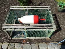 Last One FREE SHIP 929 Maine Lobster BUOY nautical pot bouy float shore CAPE COD