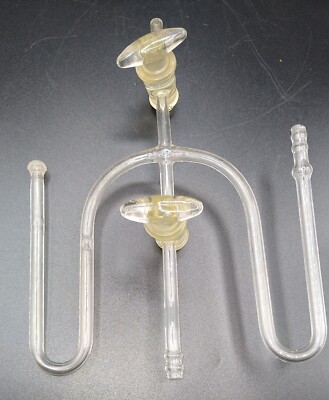 KIMAX GLASS STOPCOCKS SCIENTIFIC LAB APPARATUS Gas Analyzer Van Slyke Manometric